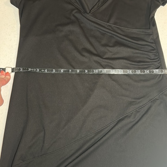 Alpine Design Studio Activewear Faux Wrap Dress Black Size XL - Picture 7 of 7